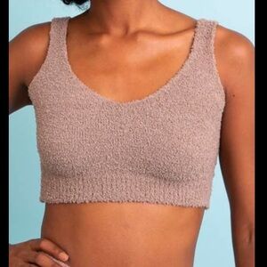 Fuzzy Knit Crop Tank!